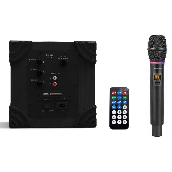 EMPIRE MINIQUBO ECO CON RADIOMICROFONOTELECOMANDO